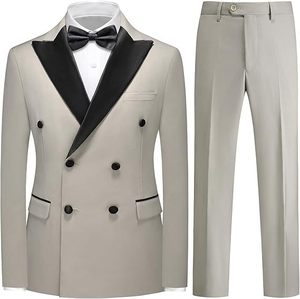 <span class=keywords><strong>Blazer</strong></span> croisé de haute qualité pour <span class=keywords><strong>homme</strong></span>, motif rayé, respirant, à prix abordable, ensemble 2 pièces - Product Image 5