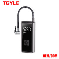 Gonfleur de pneus portable 12V avec écran numérique, batterie lithium rechargeable, pour utilisation automobile