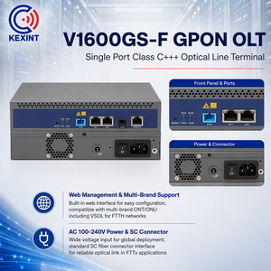 Один порт GPON OLT V1600GS-F Класс C +++ <span class=keywords><strong>Web</strong></span> AC совместимый мульти-бренд ONU для VSOL fttth FTTB FTTC FTTX Волоконно-оптический SC - Product Image 3