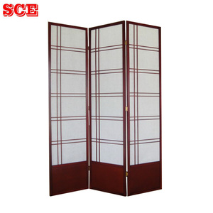 Antique Rustic Modern Movable MDF Bamboo Fabric Living <b>Room</b> <b>Divider</b> Panel Versatile Mobile Art Style Wooden Screen <b>Room</b> <b>Divider</b> - Product Image 2