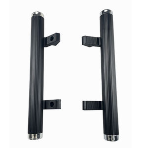 มือจับ<span class=keywords><strong>ประตู</strong></span><span class=keywords><strong>บาน</strong></span><span class=keywords><strong>เลื่อน</strong></span>อลูมิเนียมสำหรับห้างสรรพสินค้า, มือจับ<span class=keywords><strong>ประตู</strong></span>กระจกสีดำทนทานติดผนัง - Product Image 3