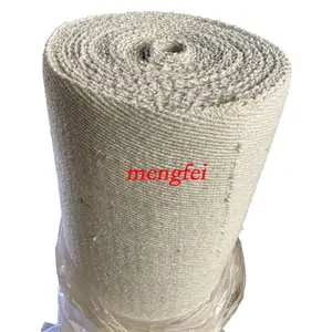 China made fire-resistant aluminum silicate fiber textile thermal insulation fabric refractory ceramic fiber cloth