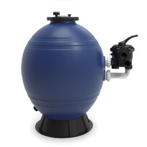 Filtro de arena de 22 pulgadas con válvula lateral de 6 vías Sistema limpiador de filtro de <span class=keywords><strong>piscina</strong></span> con soporte Fácil instalación - Product Image 1