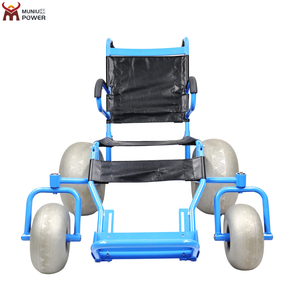 MUNIU tuttoterreno per adulti sedia a rotelle da spiaggia in vendita con pneumatici mongolfiera per sabbia soffice - Product Image 5