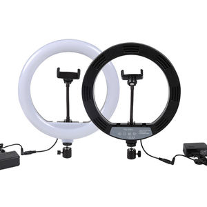 Anneau lumineux LED rond de 12 pouces alimenté par USB, avec trépied et perche à selfie pour TikTok en direct - Product Image 4