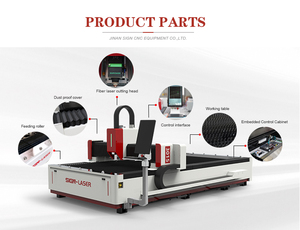 Máquina de Corte <span class=keywords><strong>Láser</strong></span> de Fibra CNC SIGN de 3000W para Chapa Metálica y Acero Inoxidable con Certificación CE - Product Image 6