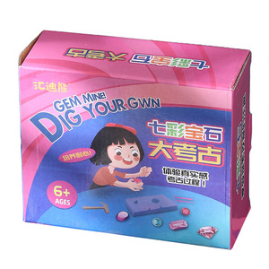 Gemstone Dig Kit <b>Large</b> Plastic Archaeology Toy For Kids 8 13 Years Educational Mineral Exploration <b>Gift</b> <b>Box</b> - Product Image 3