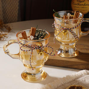 Bougie parfumée artisanale LANJO en cire de soja en forme de café - Cadeau de Thanksgiving et de Noël biologique, naturel et longue durée dans un verre - Product Image 3