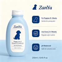 Shampoing et revitalisant 2-en-1 pour chiots, formule douce et délicate, nettoie et adoucit le pelage, bain de toilettage pour jeunes chiens, Guangdong