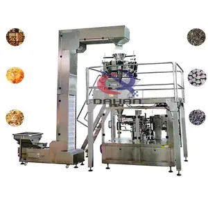 Automatizado peso embalagem e selagem máquina dumpling amendoim máquina de embalagem para vários sacos e peso