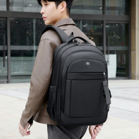 Mochila para Portátil Oxford Impermeable con Logotipo Personalizado al por Mayor de Fábrica, Bolsa de Viaje Multifuncional para Hombre, para Negocios y Desplazamientos
