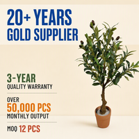 Arbre d'olivier artificiel, plante en pot artificielle, canopée naturelle, décoration intérieure, maison, café, mariage, projet de vente en gros personnalisé