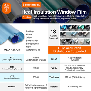 <span class=keywords><strong>Di</strong></span> alta qualità nuova <span class=keywords><strong>finestra</strong></span> <span class=keywords><strong>di</strong></span> Design pellicola <span class=keywords><strong>di</strong></span> isolamento termico Privacy <span class=keywords><strong>di</strong></span> <span class=keywords><strong>notte</strong></span> per la residenza - Product Image 2