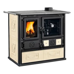 Poêle à bois 8,8 kW ROSA Vst 16 Crème 5 étoiles (103x65x85,1cm) - Product Image 1