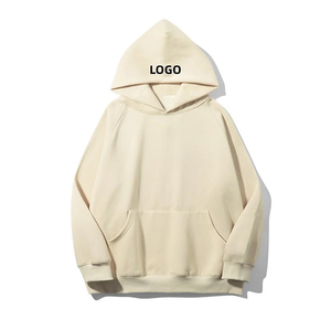 Fleece Cotton Blend Oversized Drop Shoulder Hoodies <b>Men</b> <b>Pullover</b> Sweatshirt Streetwear Minimalist Letter Patch Ready to Ship - Product Image 5