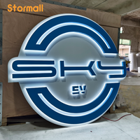 Lettres de canal personnalisées Cornall, fabrication de panneaux publicitaires, enseignes extérieures 3D en acrylique avec logo LED, enseigne de magasin éclairée, commerce de détail