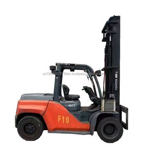 Used for TOYOTA FD60 1 Ton Diesel <b>Forklift</b> 4WD 4X4 All Terrain off Road <b>Forklift</b> with Diesel Engine - Product Image 1