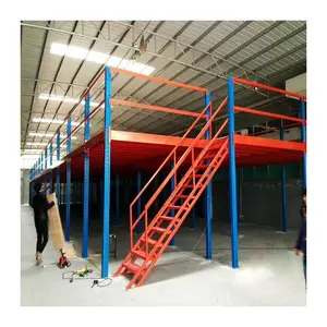 Mracking Mezzanine 바닥 시스템 강력 보관 좋은 창고 랙 릴 볼트 스틸 창고 랙 릴 볼트 스틸