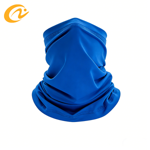 Maschera Termica Invernale Unisex Personalizzata Blu in Seta Latte Multicolore per Ciclismo, Scaldacollo con Cuciture, <span class=keywords><strong>Bandana</strong></span> Outdoor UPF50+ - Product Image 1