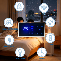 Termostato Inteligente WiFi Tuya con Pantalla Táctil, Montado en Pared, Programable, Control de Temperatura de Calefacción, OEM