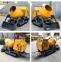 Nouveau produit : Mini-bétonnière compacte, mini-dumper auto-chargeur, bétonnière mobile automotrice sur chenilles