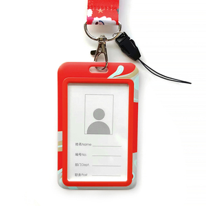 Porta Credenciales Personalizado con Logotipo, Cordón <span class=keywords><strong>de</strong></span> Nylon con Porta Credenciales para Identificación en el Trabajo o la Escuela - Product Image 3