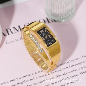 Elegante Reloj de Pulsera para Mujer, Brazalete Dorado, Reloj de Cuarzo, Joyería Minimalista, Regalo - Product Image 3