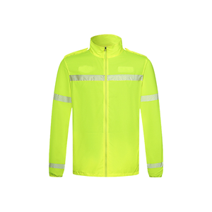 Chaqueta reflectante de nailon delgada de secado rápido con protección UV para exteriores y luz LED, ropa con protección solar - Product Image 1