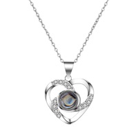 Collier élégant en rose éternelle artificielle préservée pour la fête des mères, le Nouvel An, Thanksgiving - Collier pour femme, Saint-Valentin