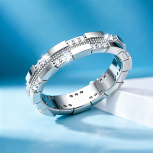 Jewelry Wholesale OEM 925 Sterling Silver Brilliant Cut Stackable <b>Rings</b> Women Dainty Hypoallergenic Daily Wear Party <b>Adjustable</b> - Product Image 5