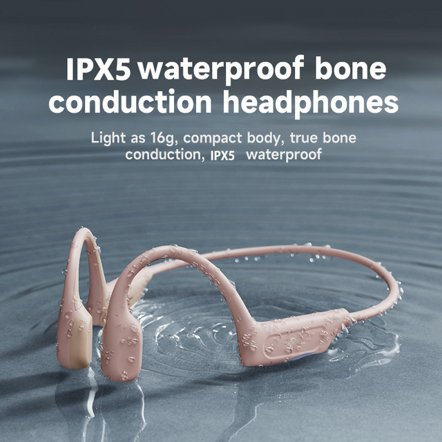 G06 Bone Conduction Headphones IPX5 Waterproof Open Ear Wireless Sports Earbuds Factory Direct Wholesale OEM/ODM Ready to Ship