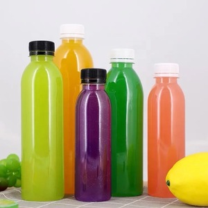 Joint de bouchon à vis de bouteille de boisson en <span class=keywords><strong>plastique</strong></span> PET 250ml/500ml personnalisable pour thé soda avec impression de logo personnalisé 16 oz <span class=keywords><strong>1L</strong></span> - Product Image 5