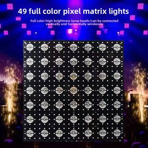 Led49 7x7 Pixel Gold Matrix Light Bar DMX512 Control para transmisión en vivo Fondo de sala Iluminación de escenario y efecto de Carreras de Caballos - Product Image 3