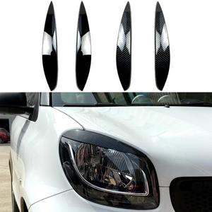 Kit carrosserie pour Mercedes Benz Smart 2014+, yeux de phare, sourcils de phare, décoration de phare, accessoires de style automobile - Product Image 2