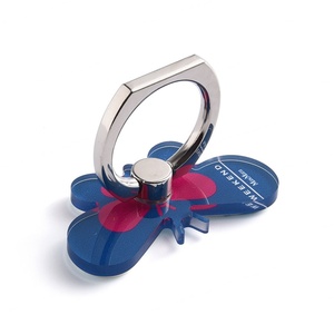 Nuevo Diseño de Soporte para Teléfono Móvil con Forma de Mariposa, Color Azul, Logotipo Personalizado, Acrílico, Hermoso - Product Image 3