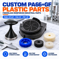 Composants en plastique industriels de précision en PA66 renforcé de fibre de verre Bergek, pièces en plastique moulées par injection