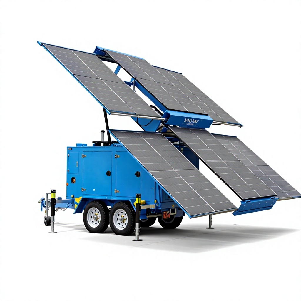 <strong>Solar</strong> Power <strong>Generator</strong> <strong>10kw</strong> of Mobile <strong>Solar</strong> Trailer