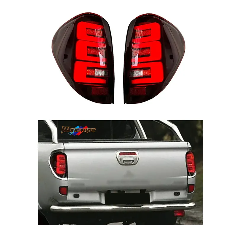 Neuankömmling Auto LED Auto Lampe Rauch für Mitsubishi Triton L200 05-14 Rücklicht Rücklicht