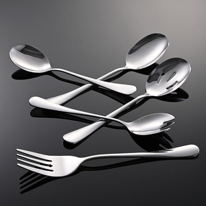 KHÁCH SẠN thép không gỉ đồ dùng đặt lớn phục vụ muỗng canh dụng cụ nhà bếp phục vụ muỗng nĩa <span class=keywords><strong>salad</strong></span> ngã ba 1010023 - Product Image 3