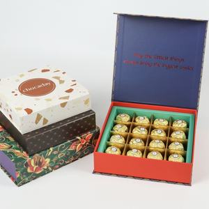 Crown Win Foldable Magnetic <b>Chocolate</b> Gift <b>Packaging</b> <b>Box</b> with Embossing Eco-Friendly Custom Divider Paper Boxes - Product Image 5