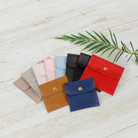 Vente flash - Pochette à bijoux en cuir PU avec logo personnalisé en relief, petite pochette enveloppe pour bagues, boucles d'oreilles, colliers, emballage cadeau