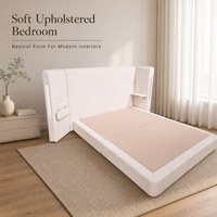 Minimalistisches Smartes Polsterbettgestell mit Funktionalem Kopfteil für Moderne Schlafzimmer nach Maß