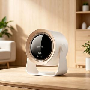 Budget Quality Wholesale <b>Wall</b>/<b>Desk</b>/Portable Small Led Digital Display High Speed Turbo Summer Air Circulation Fan - Product Image 1