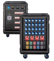 Caja de Distribución de Energía de Audio para Escenario, Sistema de Subestación de Control de Audio en Flight Case, 12 Canales, 24 Vías, OEM Personalizado