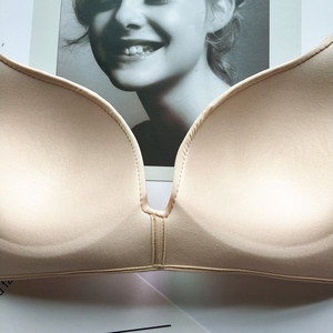 Dropshipping escuela chicas jóvenes alambre libre Simple Color sólido Push up <span class=keywords><strong>sujetador</strong></span> inalámbrico a B <span class=keywords><strong>Copa</strong></span> mujeres camiseta sin costuras <span class=keywords><strong>sujetador</strong></span> - Product Image 4