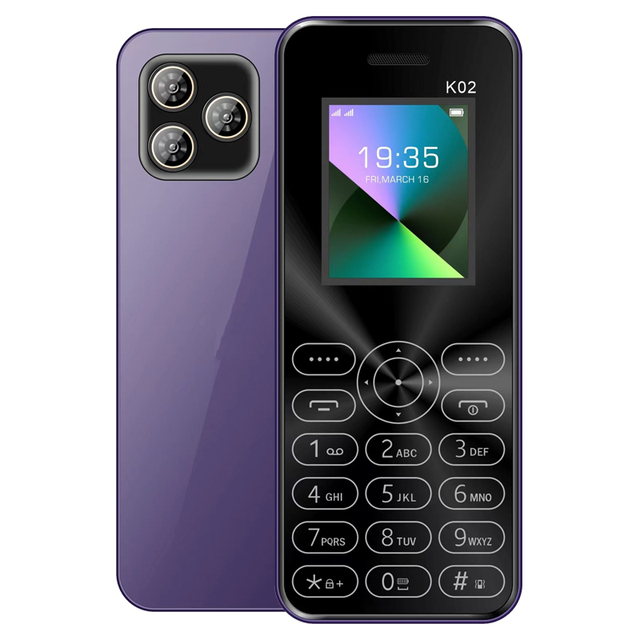 K02 Hot Selling 2g Feature Phone 1.8inch Multi Color Dual Sim Big Torch Load Speaker Gsm Keypad Mobile Phone