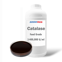 Enzyme catalase liquide de qualité alimentaire 400 000 U/ml - Décomposeur de peroxyde d'hydrogène et désoxygénase