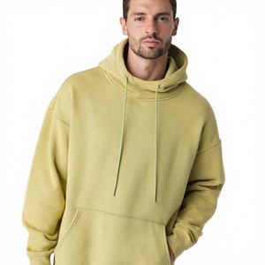 เสื้อฮู้ดดี้คอสูงทรงโอเวอร์ไซส์ผ้าคอตตอนถัก 100% สีสันตามสั่งสำหรับผู้หญิง รุ่นขายดีที่สุดสำหรับยิม OEM - Product Image 3