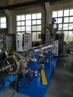 Granulateur-extrudeuse promotionnel à double étage pour LLDPE, avec moteur, production de 200-300 kg/h