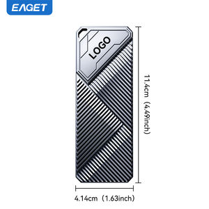 Eagle SE2000 Custom Logo <span class=keywords><strong>M</strong></span>.<span class=keywords><strong>2</strong></span> NVME perangkat keras penutup 20Gbps USB3.0 aluminium eksternal SSD Case antarmuka USB - Product Image 1